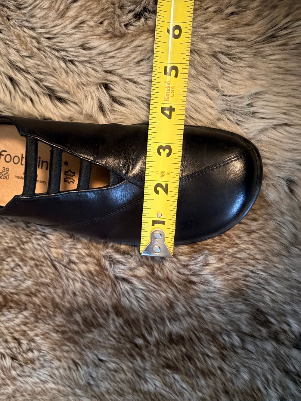Footprints by Birkenstock Savona Black Leather Comfort Flats EU 39 US 8 - Picture 11 of 11